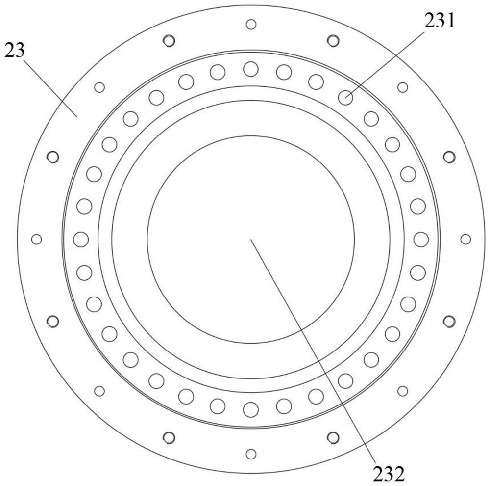 Axial air-cooled multi-mode cylindrical resonant cavity MPCVD device