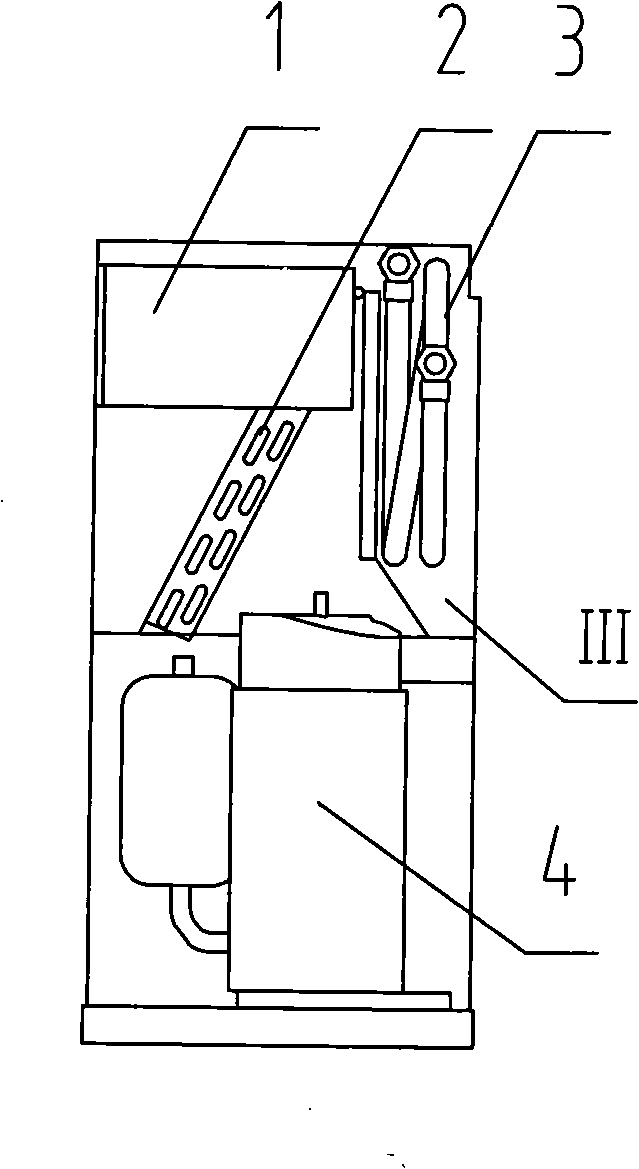 Cabinet type water source heat pump air conditioner