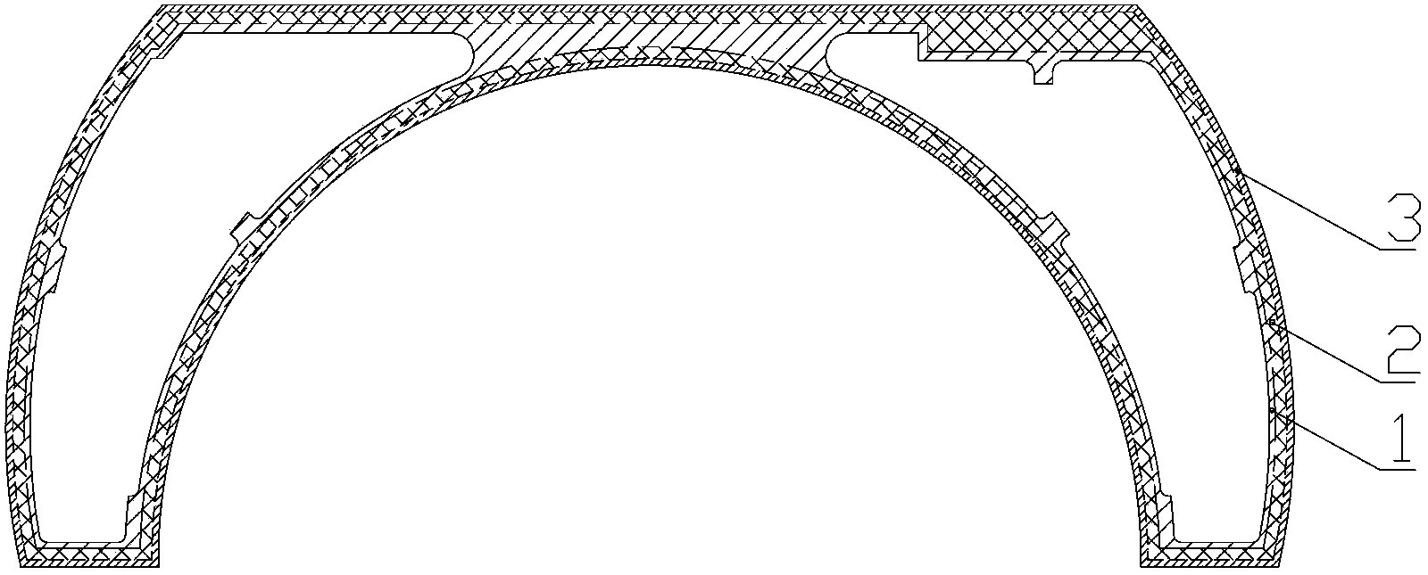 Machining method of complex casting with non-circular cross section