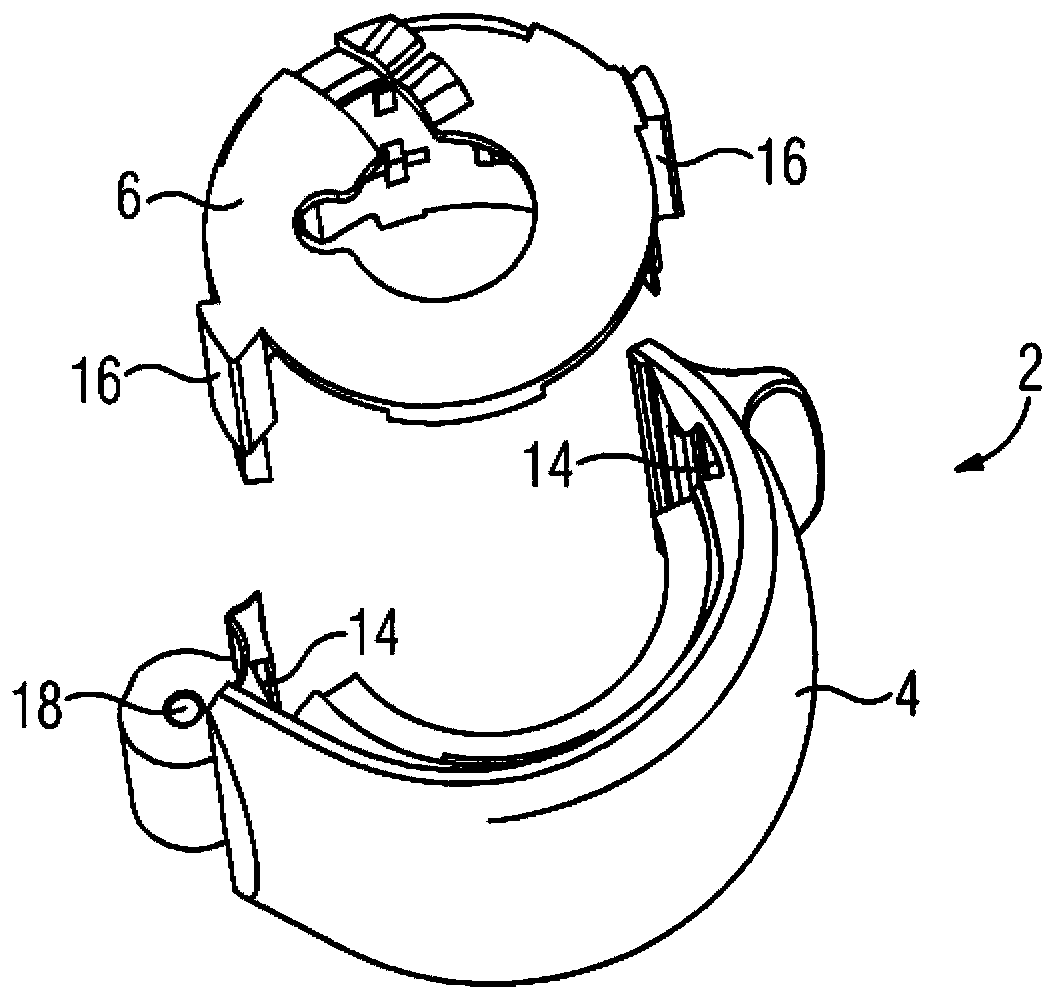 Battery holder for hearing aids