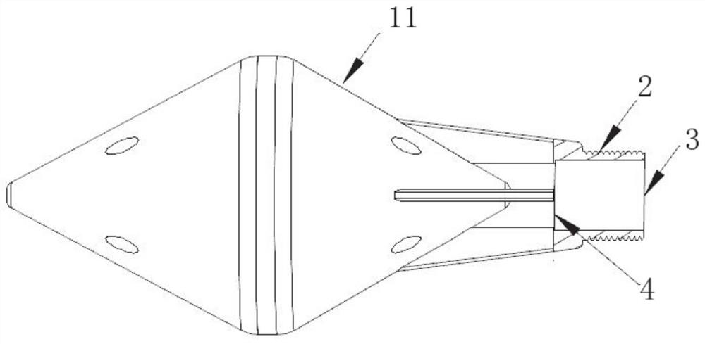 Air filter blowback spray head, system and cleaning method