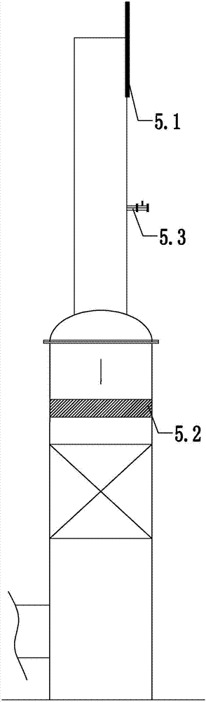 Device and method for treating waste gas of quenched and tempered viscosity-adjusting steam jet pump