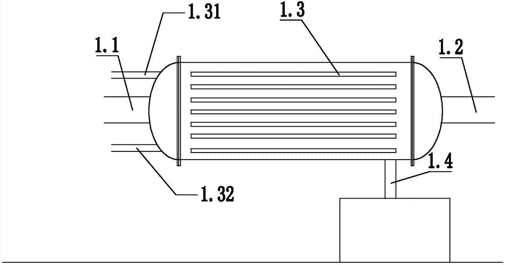 Device and method for treating waste gas of quenched and tempered viscosity-adjusting steam jet pump