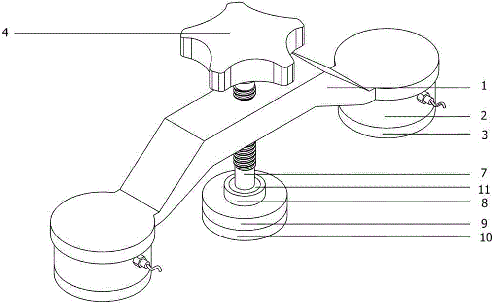 Gentle twisting type vehicle door pit overhauling equipment