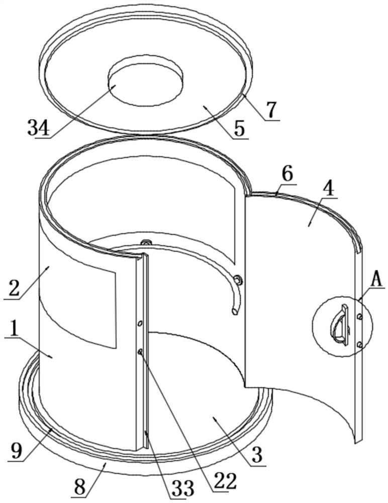 Protective device for large safety of coal mining and use method of protective device