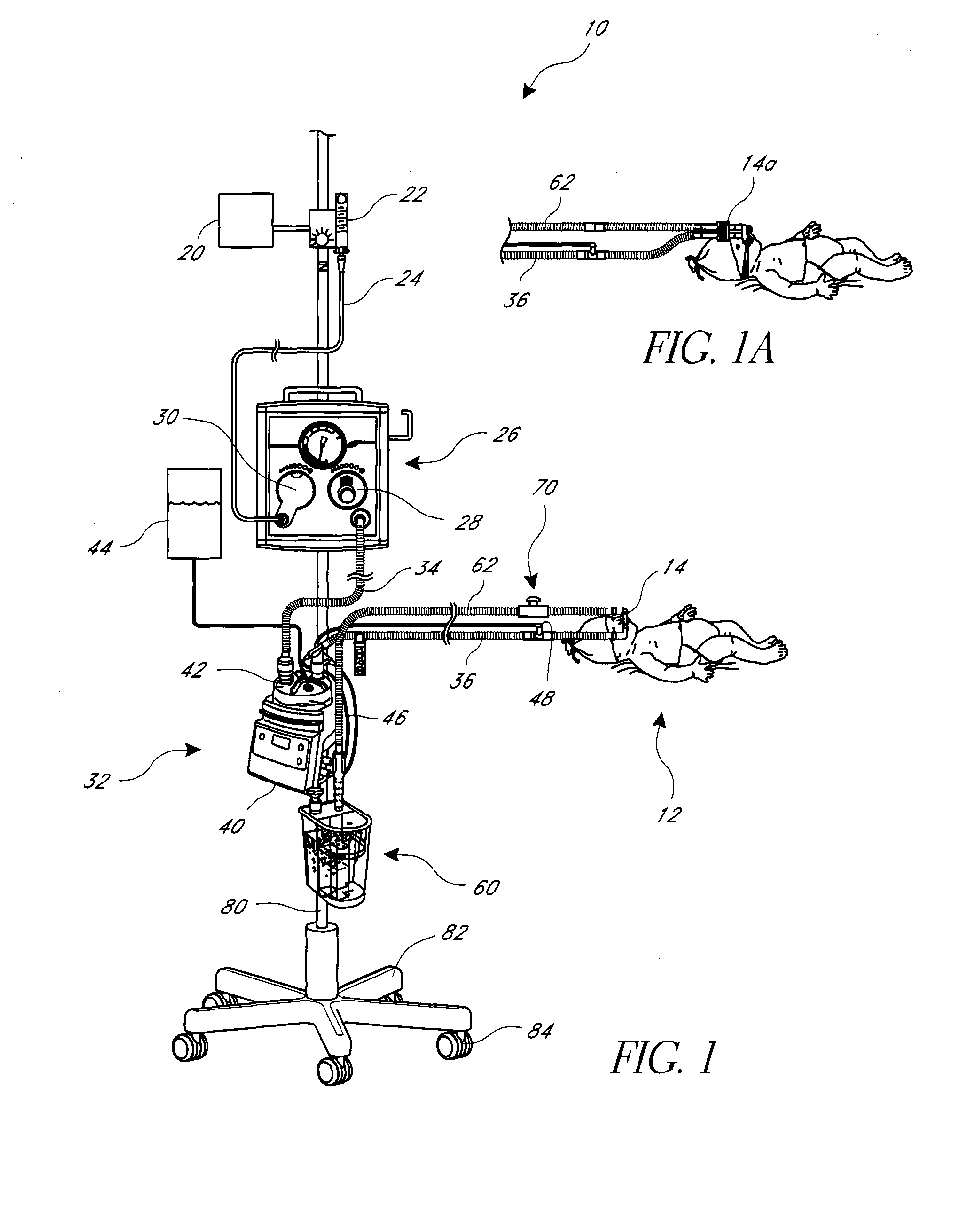 Combination cpap and resuscitation systems and methods