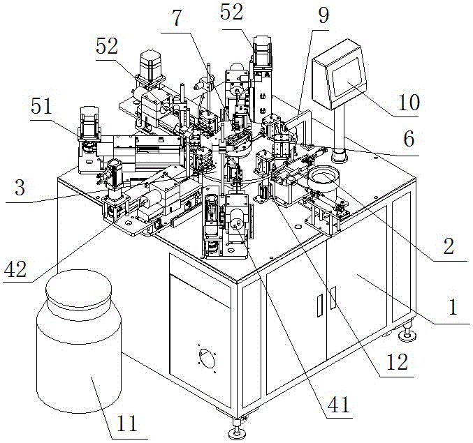 A ceramic grinding hole reaming machine