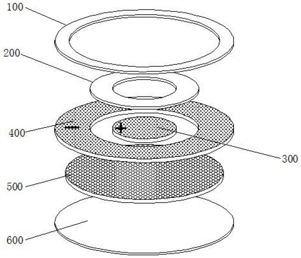 Ion pulse-dredging patch adopting micro-electric ion conduction technology and production equipment