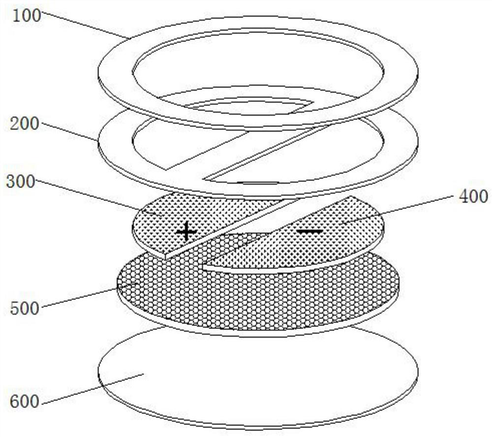 Ion pulse-dredging patch adopting micro-electric ion conduction technology and production equipment