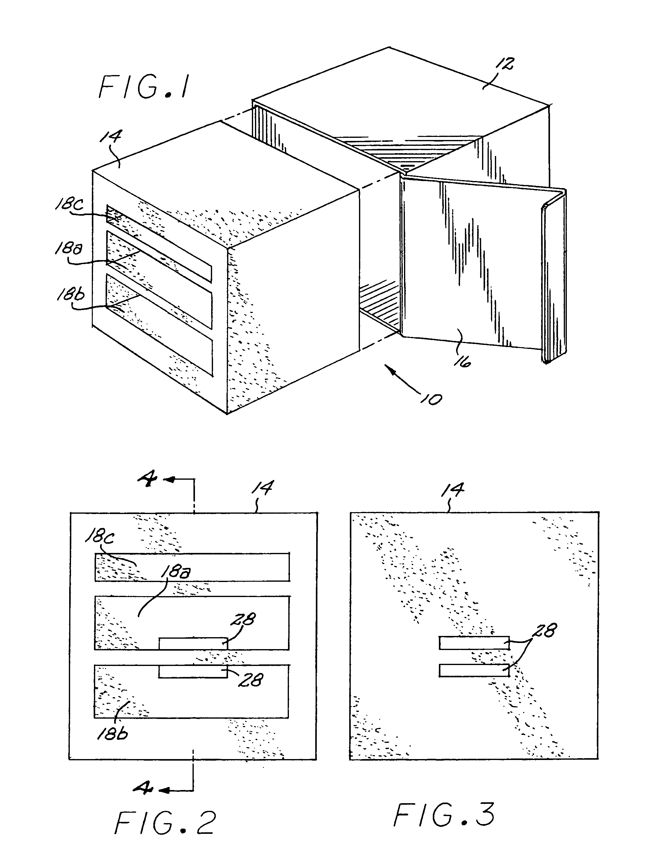 Container for transporting and processing three-dimensional dentition models