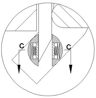 Waste needle head bending equipment