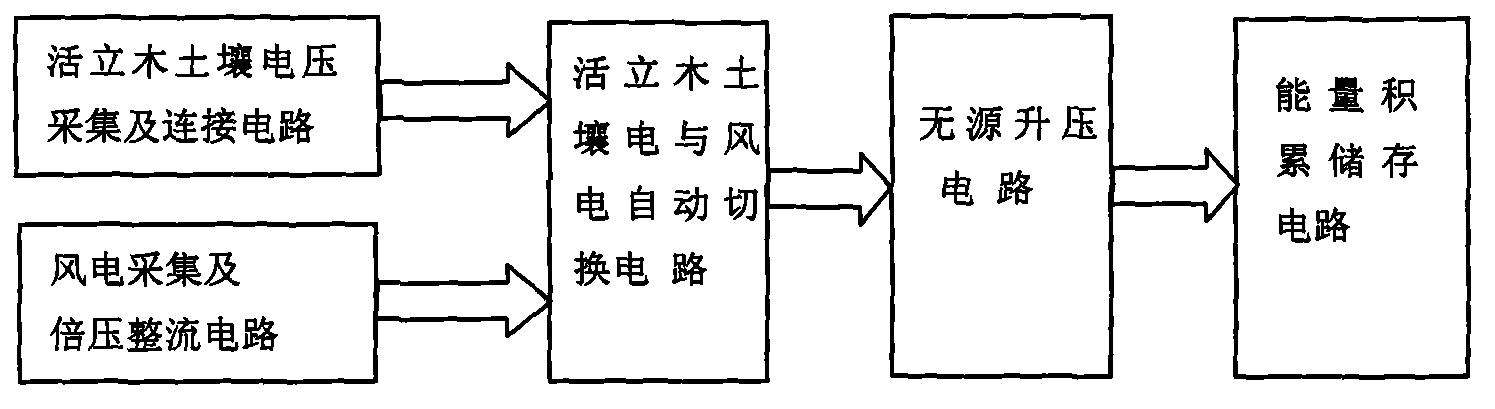 Forest environment energy collection method