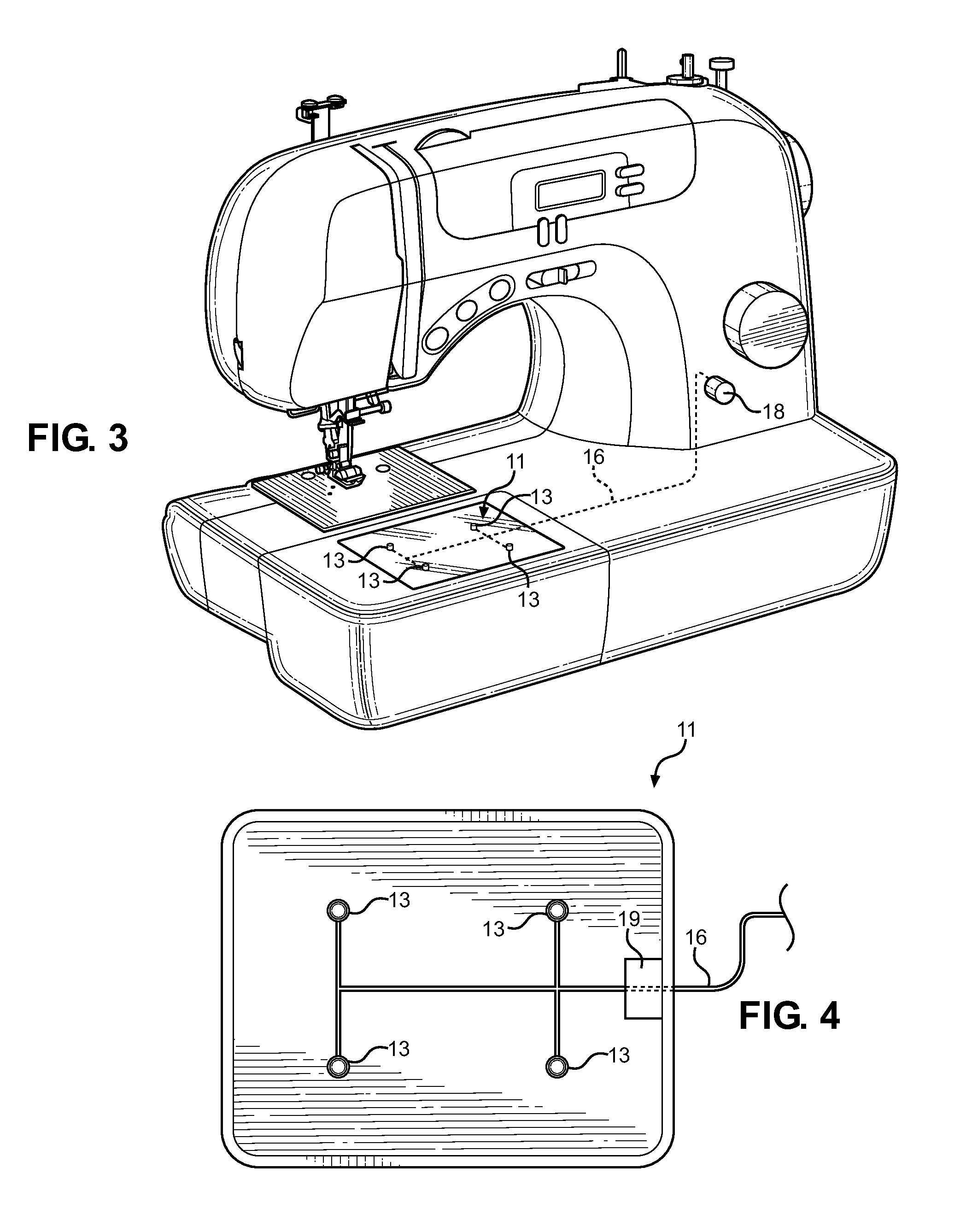 Sewing Machine Uplight Assembly