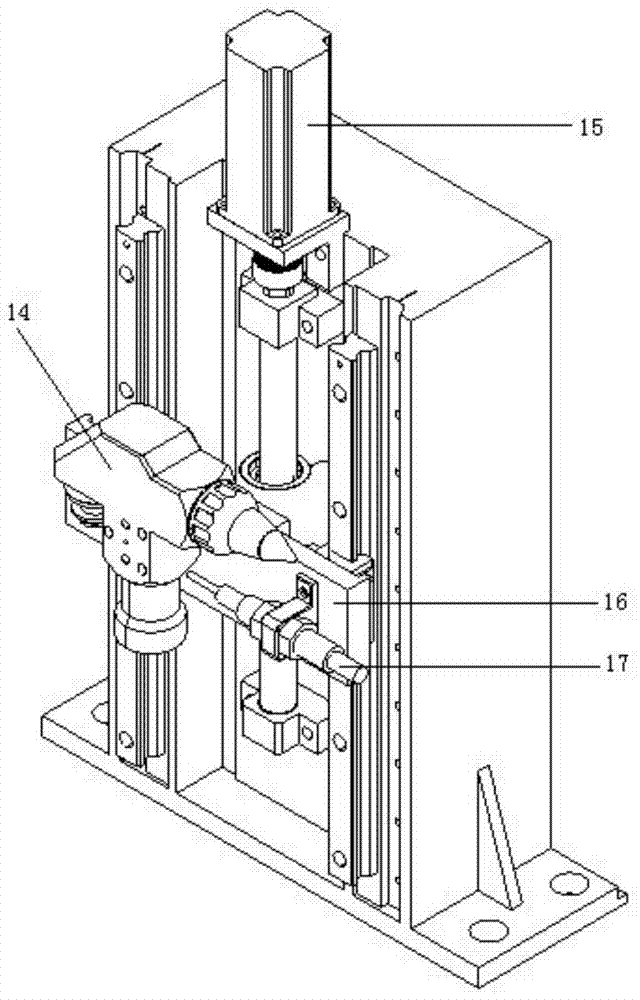 High-speed main shaft complete machine intelligent dynamic balance device