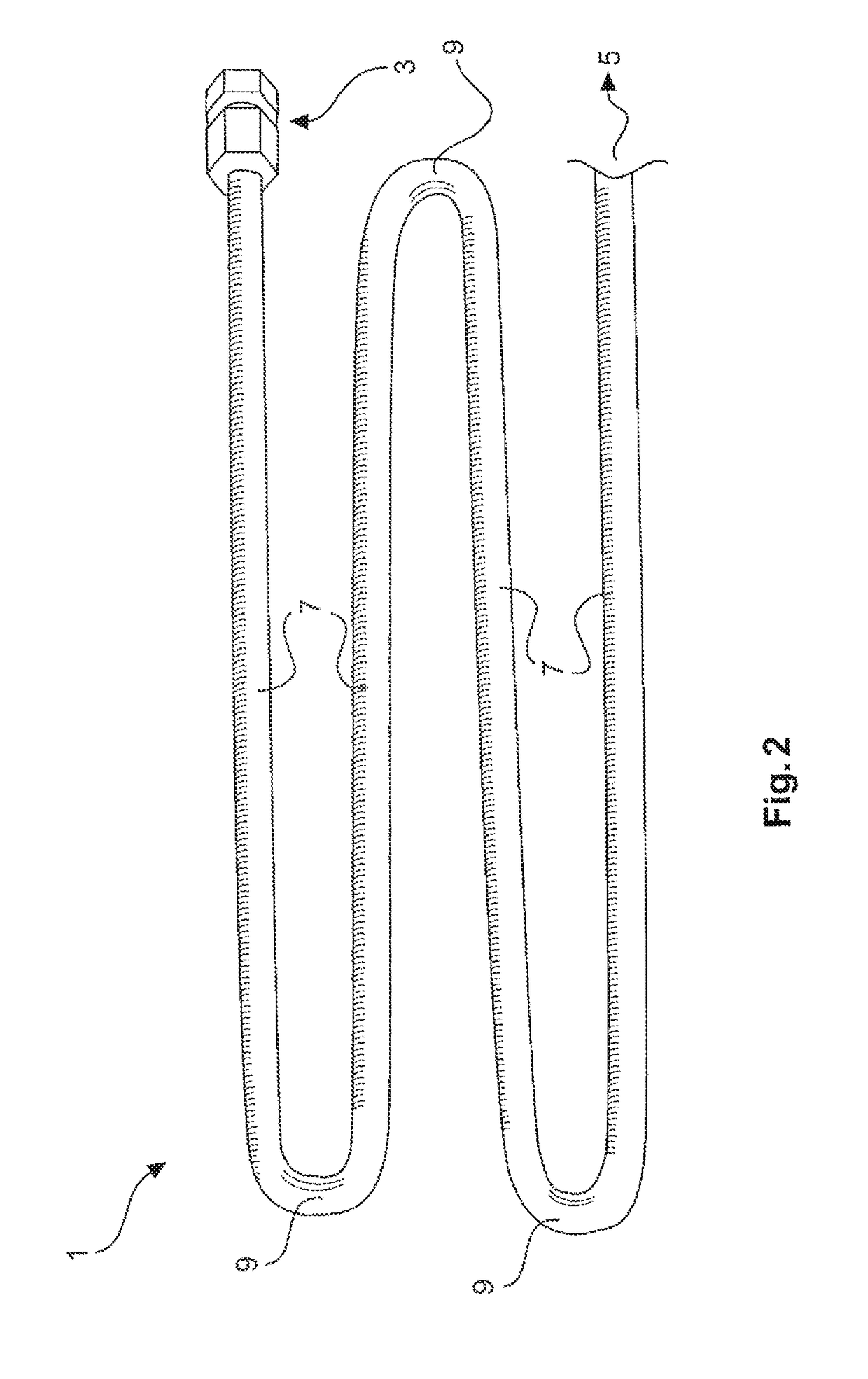 Method for forming a tubular body, undulating tubular body and use of same