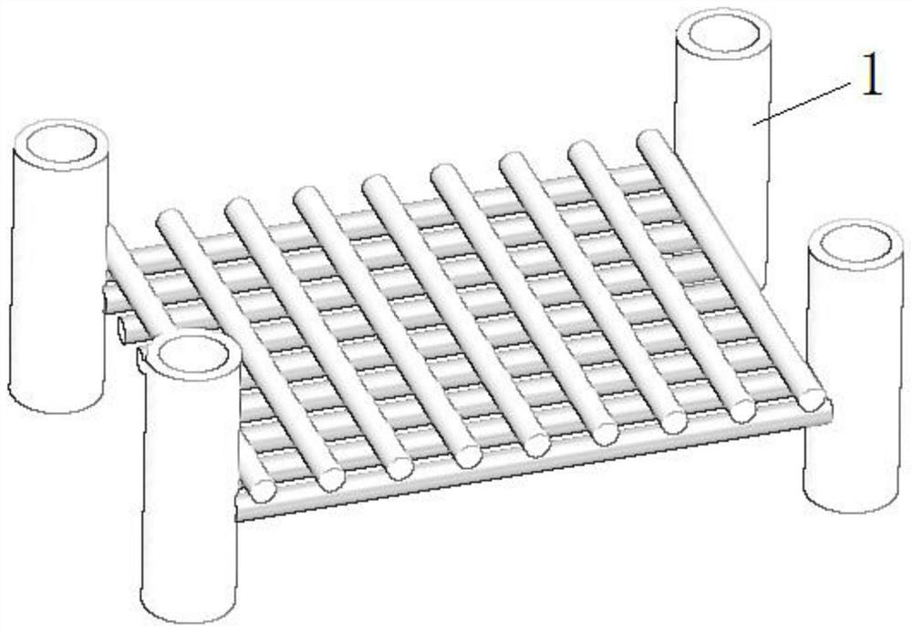 3D printing concrete constructional column bottom vertical steel bar anchoring component and construction method