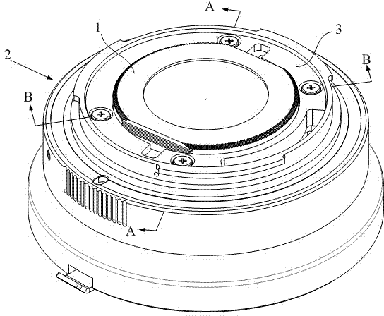 Pressure ring and teleconverter with same