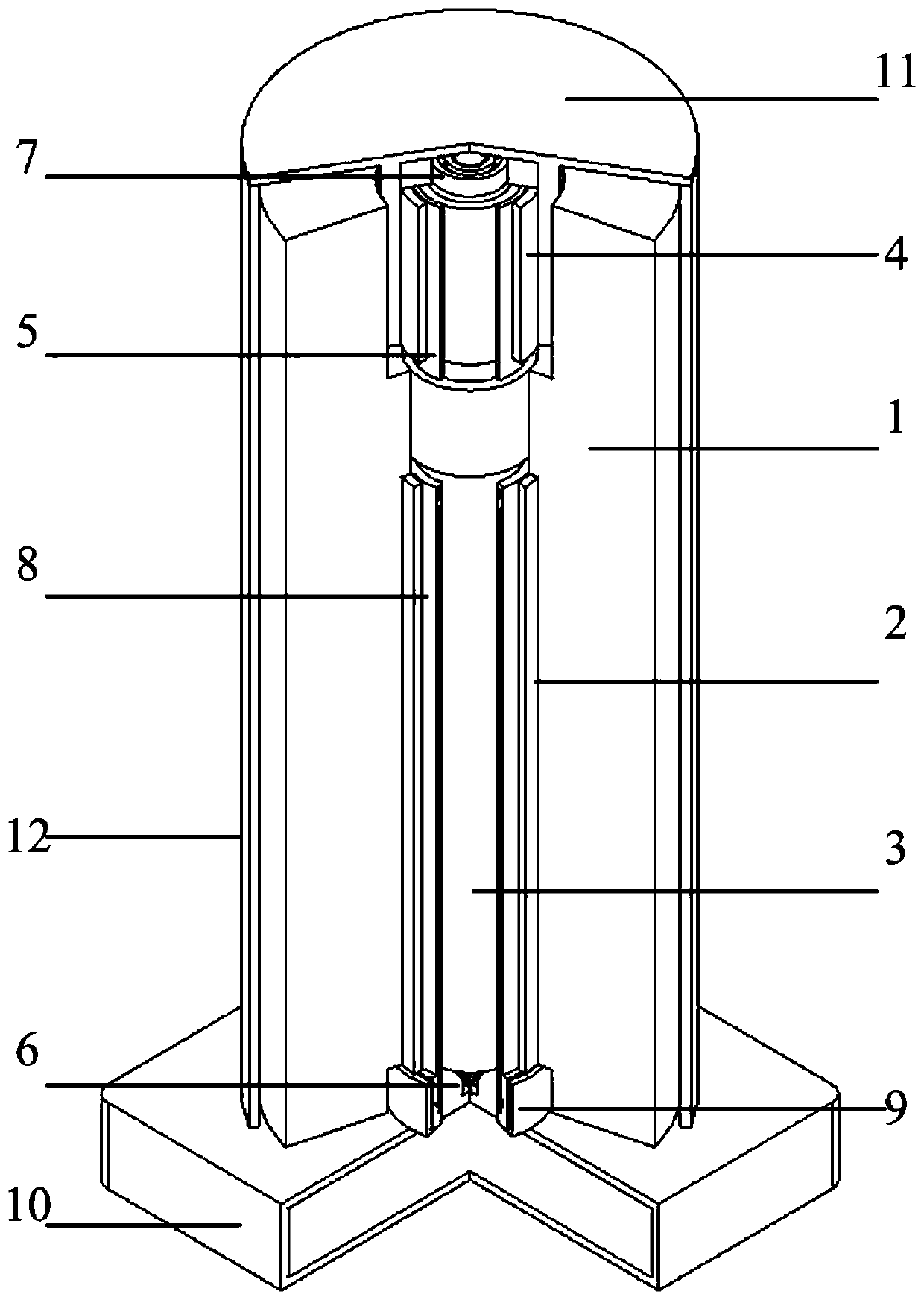 A low-loss high-speed integrated flywheel energy storage motor