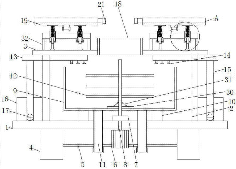 Concrete preparation device for municipal administration