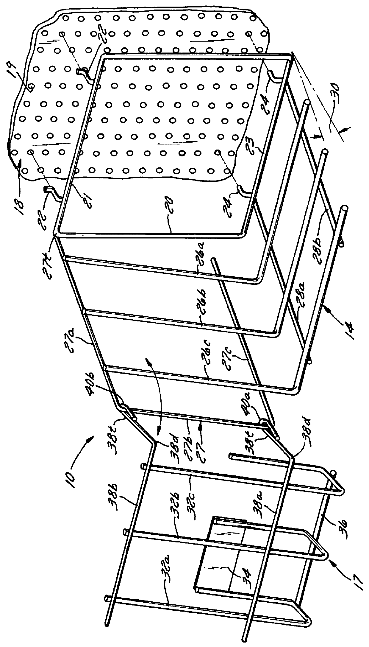 Display and storage system