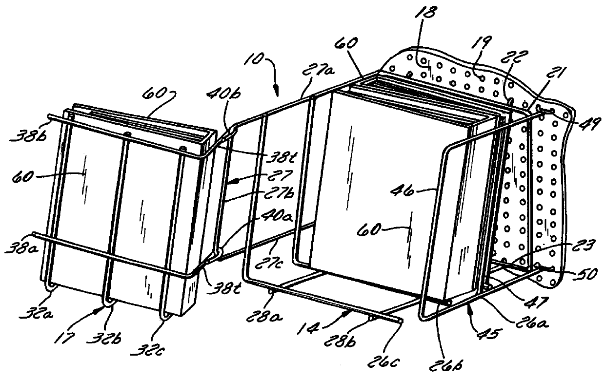 Display and storage system