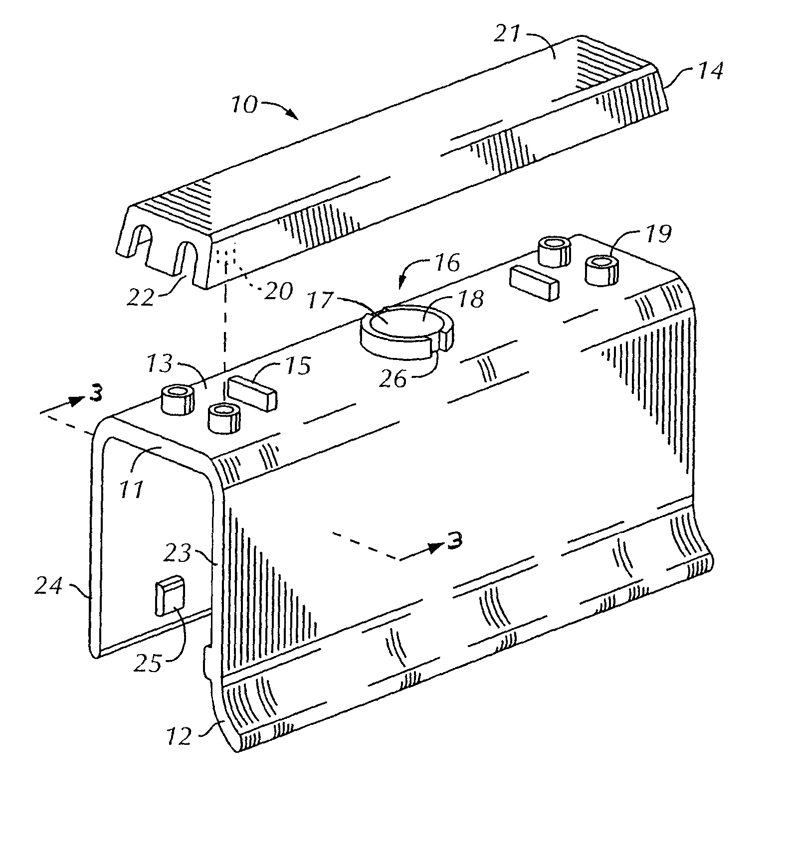 Flexible clamp device with insect bait station