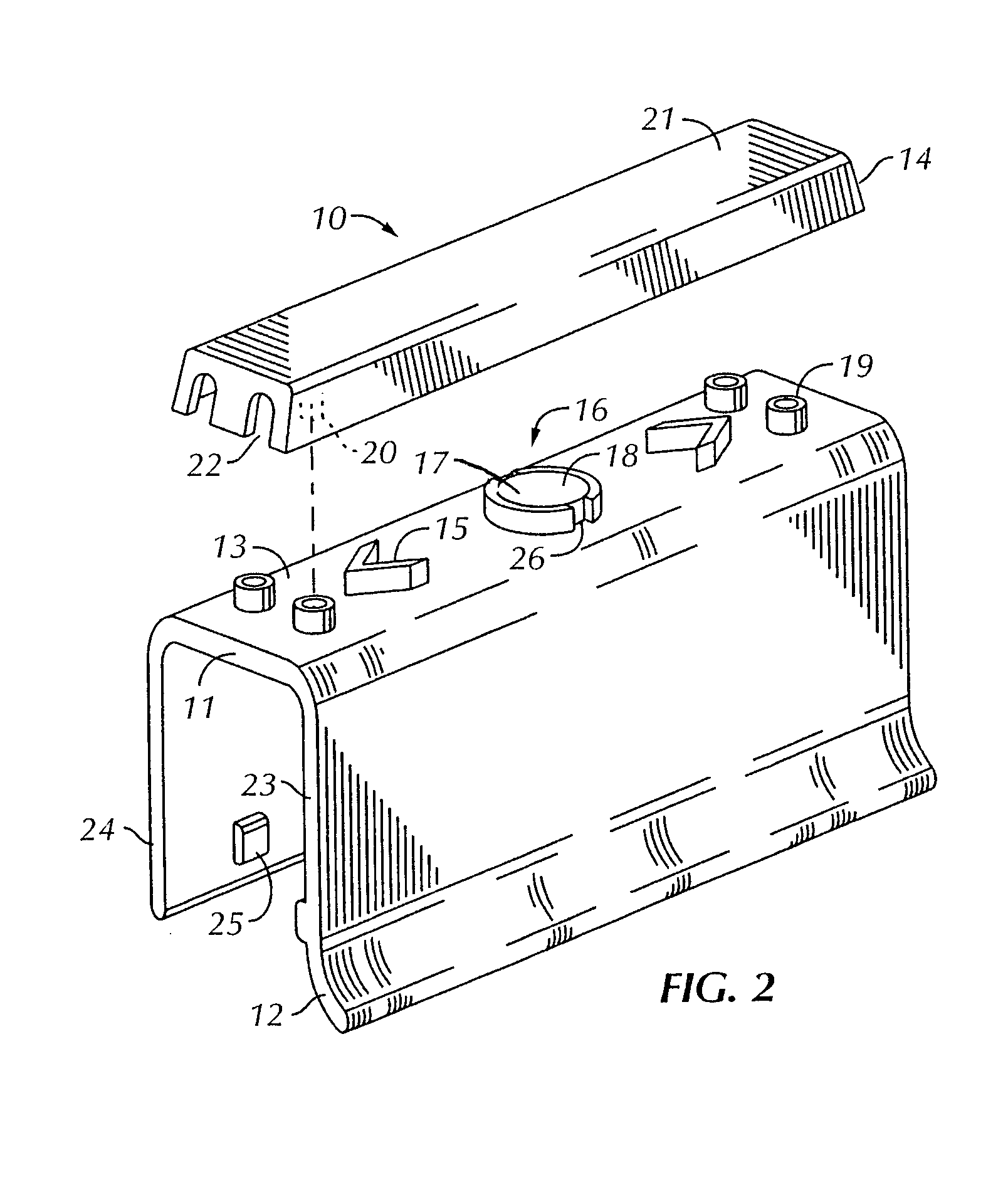 Flexible clamp device with insect bait station