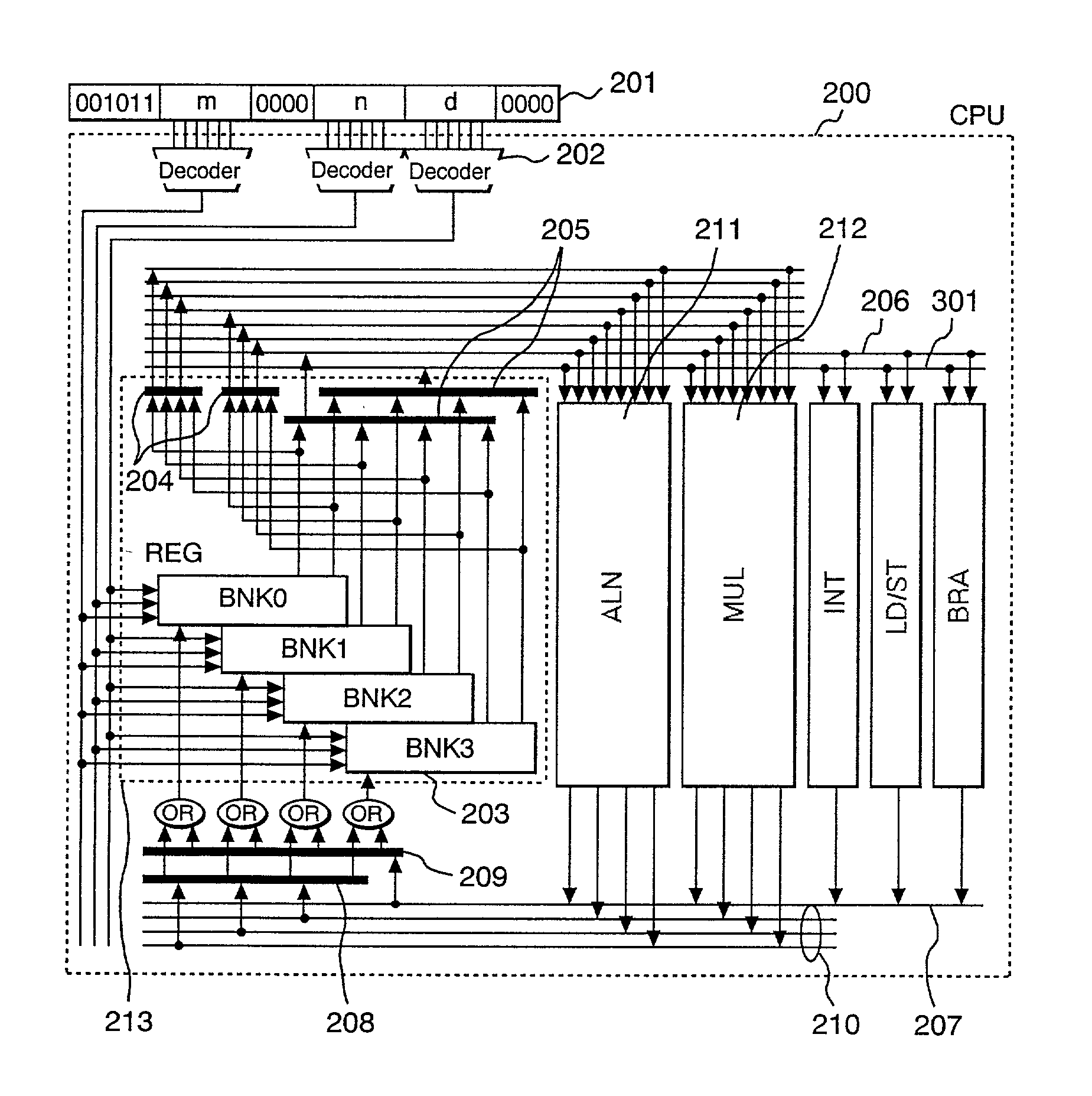 SIMD operation system capable of designating plural registers via one register designating field