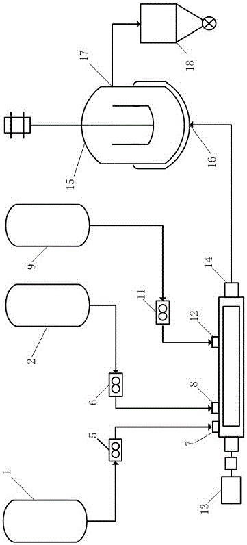 Device for continuously preparing high-purity polyisophthaloyl metaphenylene diamine resin solution