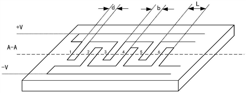 Lamb wave resonator with upper and lower buried electrodes in opposite proportions