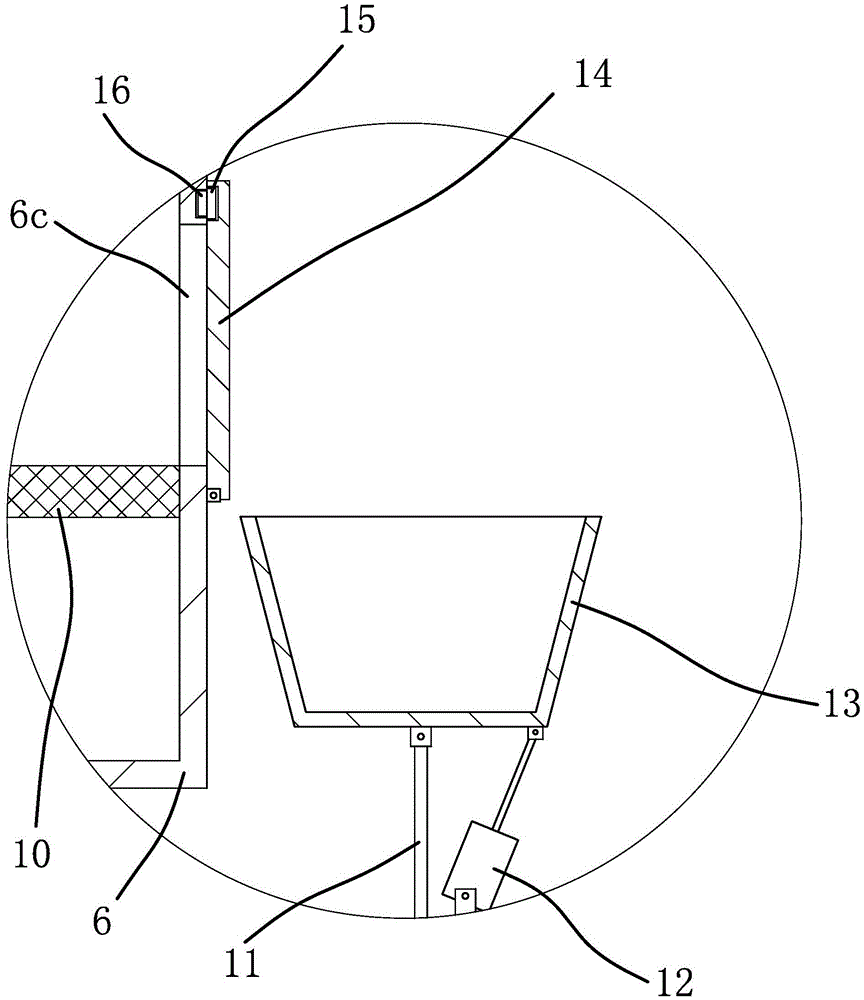 Ecological building material smashing system