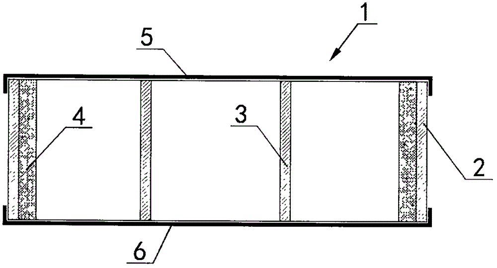 Filling box with upper and lower metal nets