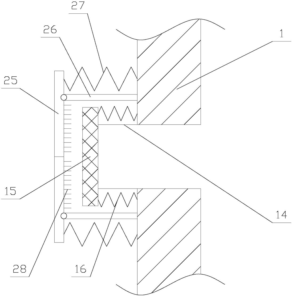 Multifunctional new energy automobile motor good in dustproof and heat dissipation effects