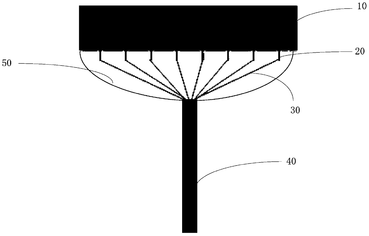 Flexible recording electrode and preparation method and implantation method thereof