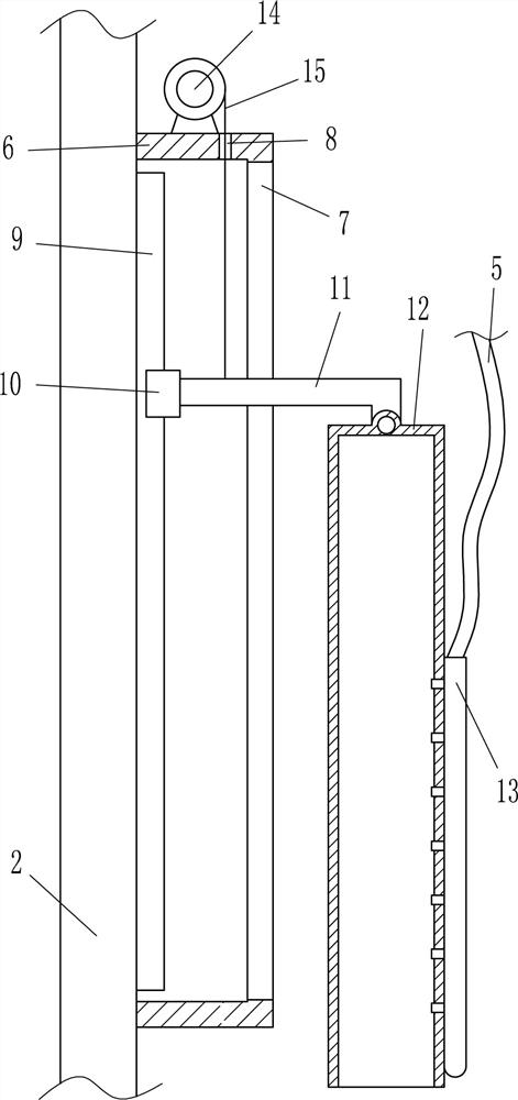 A bathing device for patients with wrist fractures in orthopedics