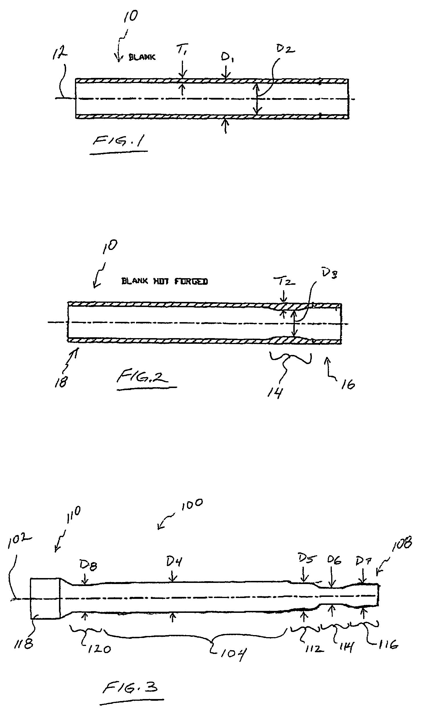 Unitary rear axle housing and method for manufacturing same