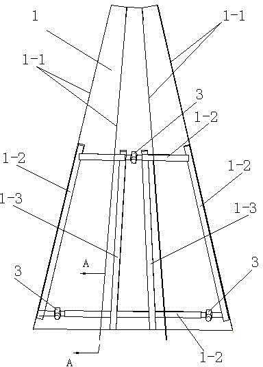 Solar light condensation piece structure