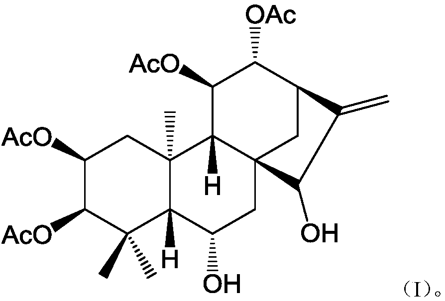 An ent-kaurane diterpene derivative and applications thereof