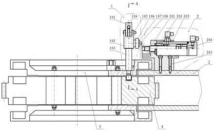 A seesaw type hydraulic control pin reversing reset device for power tongs