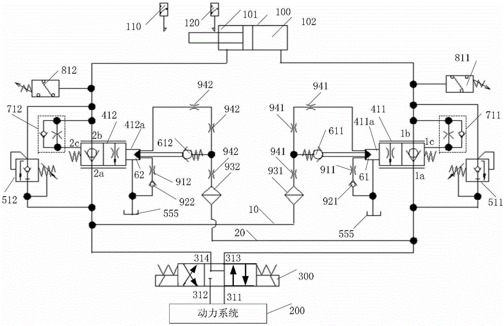 Shark clamp oil cylinder pressure protection system