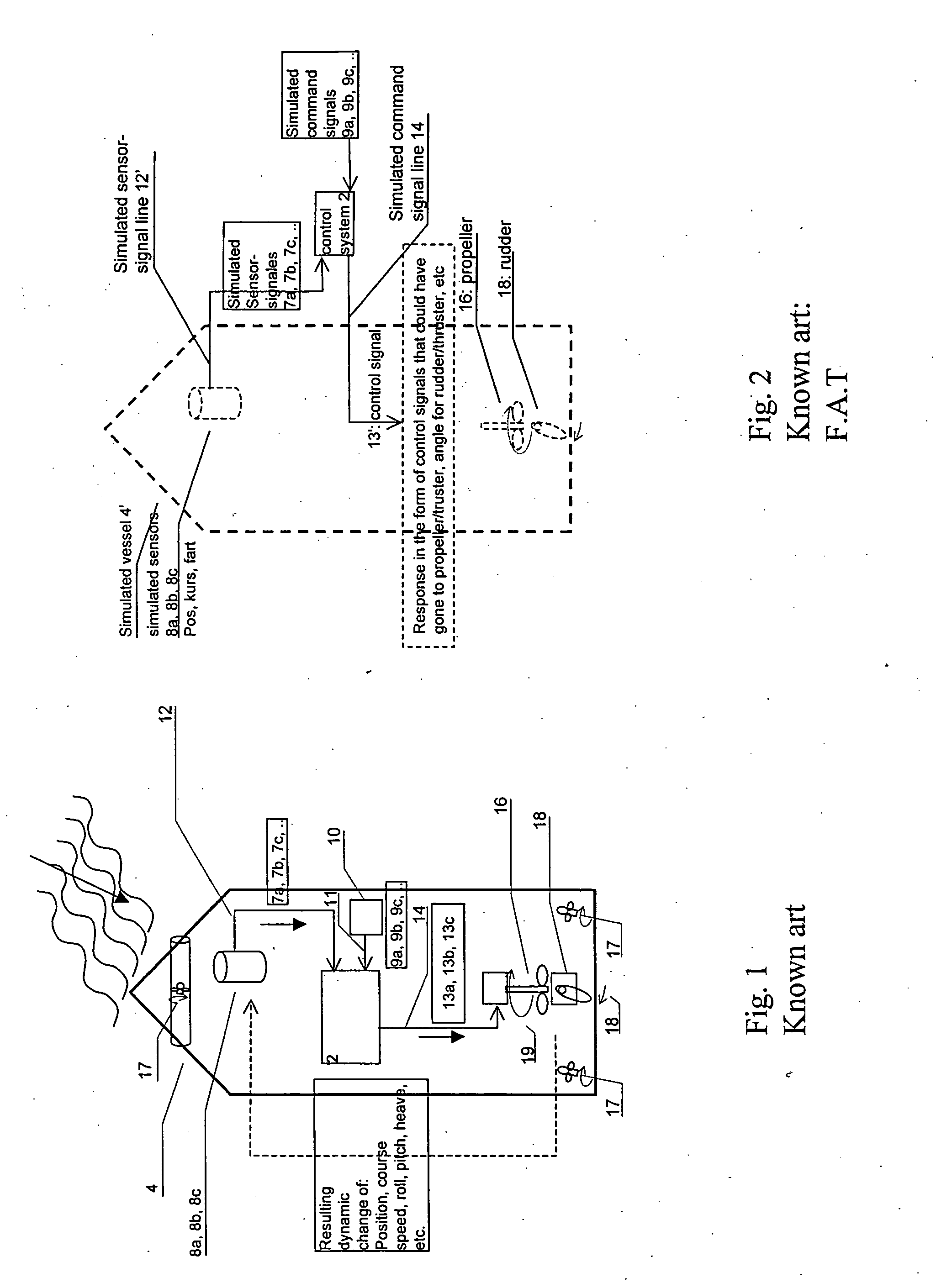 Method and system for testing a control system of a marine vessel