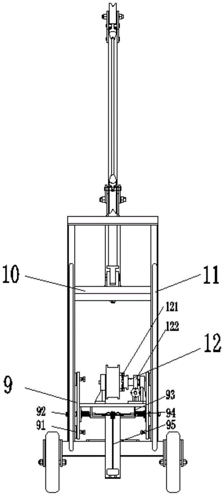 a miniature crane