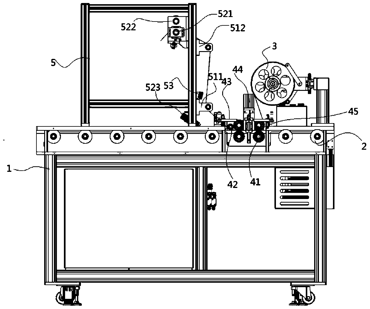 Film tearing device