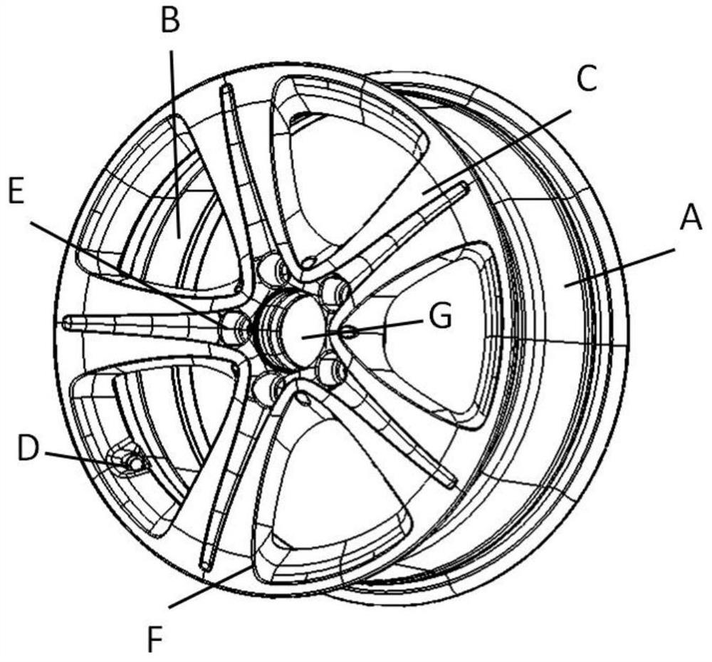 Wheel hub production method and production line based on drilling and sprue removal