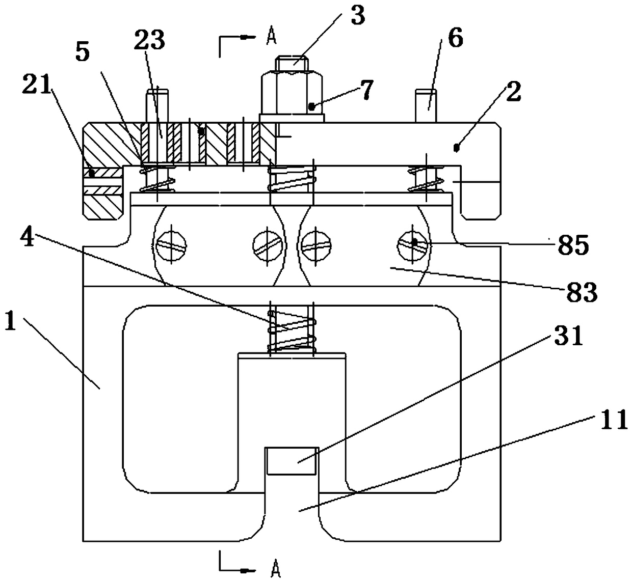 Drilling device for workpieces with special-shaped structures