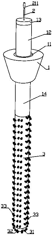 A test tube brush for high school chemistry experiment