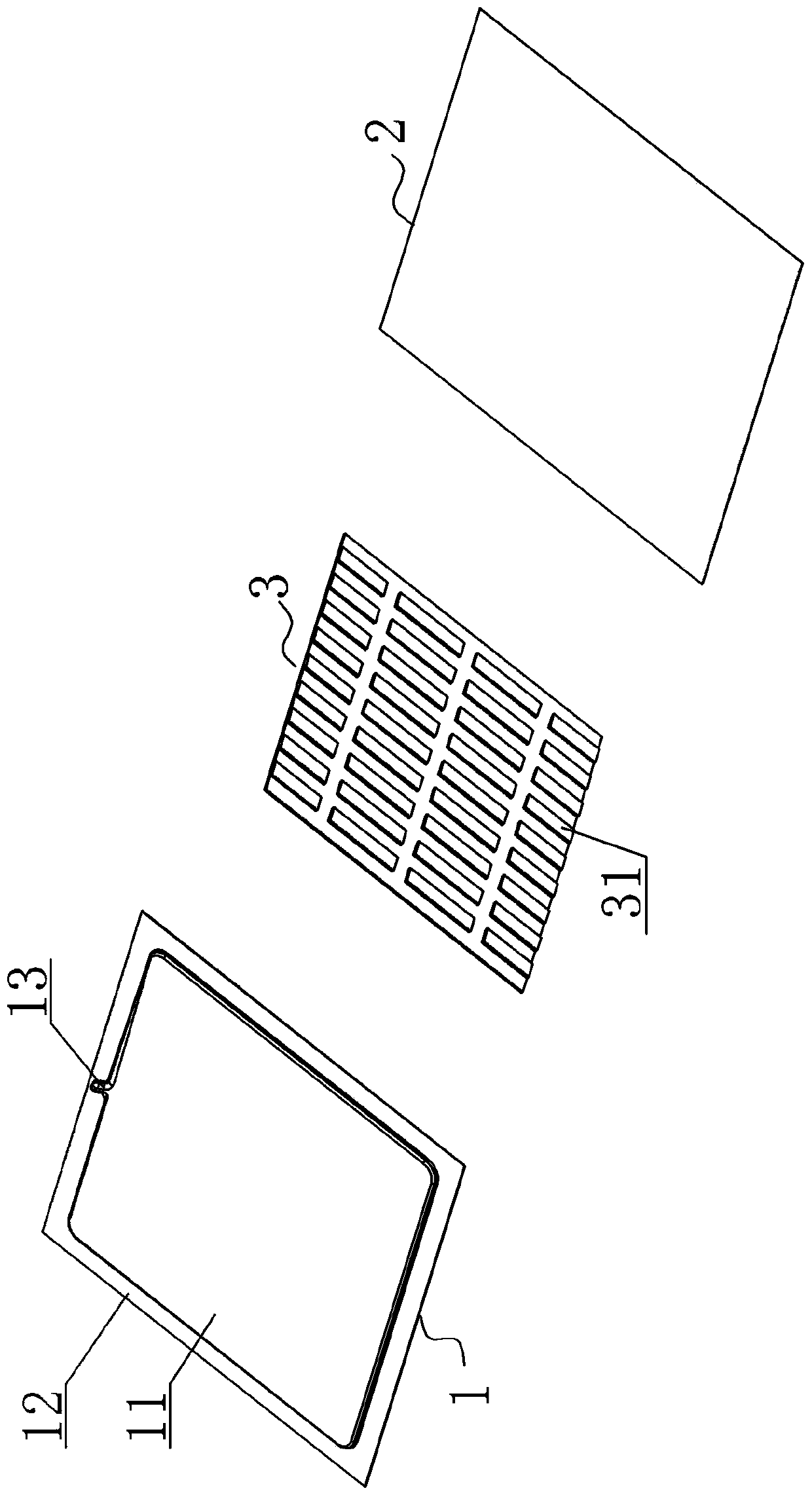 Thin capillary structure supporting uniform temperature plate