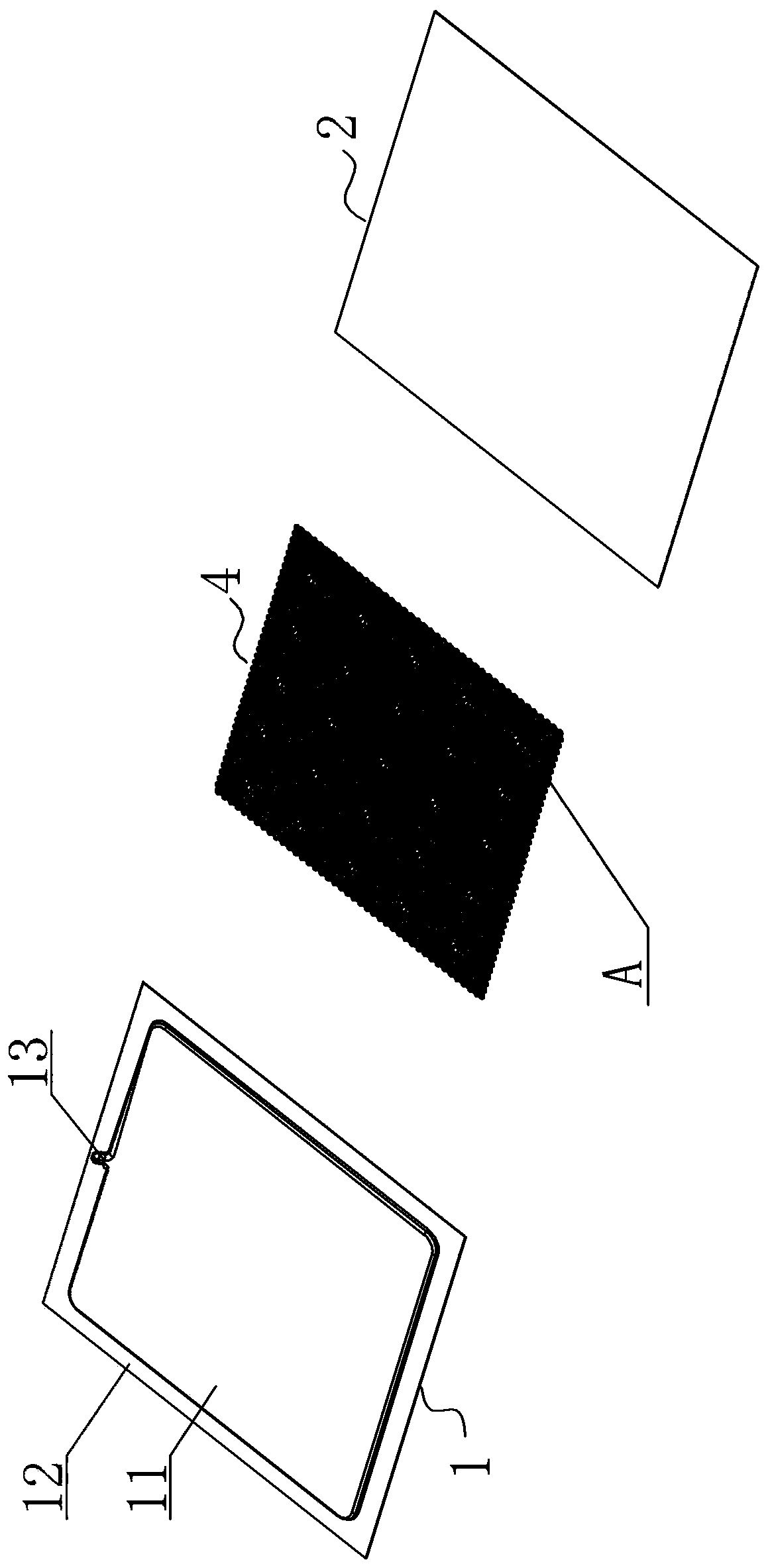 Thin capillary structure supporting uniform temperature plate