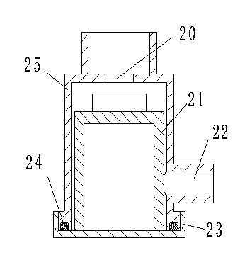 Unpowered pressurized chlorine dioxide automatic-generation mixing sterilizing device