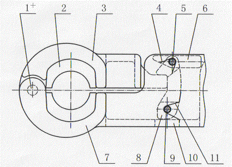 A spacer bar self-locking clamp